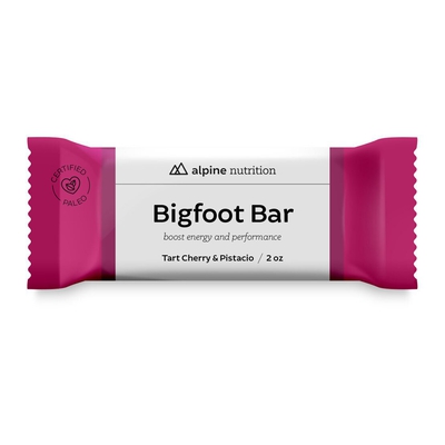 BigfootBar Tart Cherry/Pistacio Paleo, 2oz bar