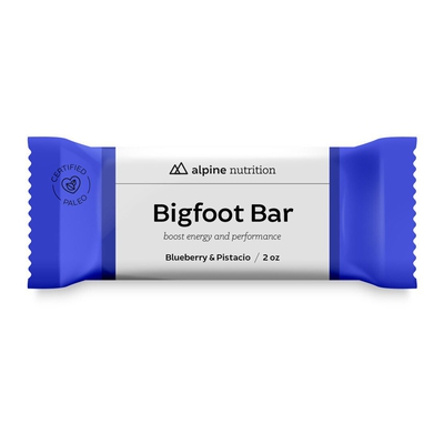 BigfootBar Blueberry/Pistacio Paleo, 2oz bar